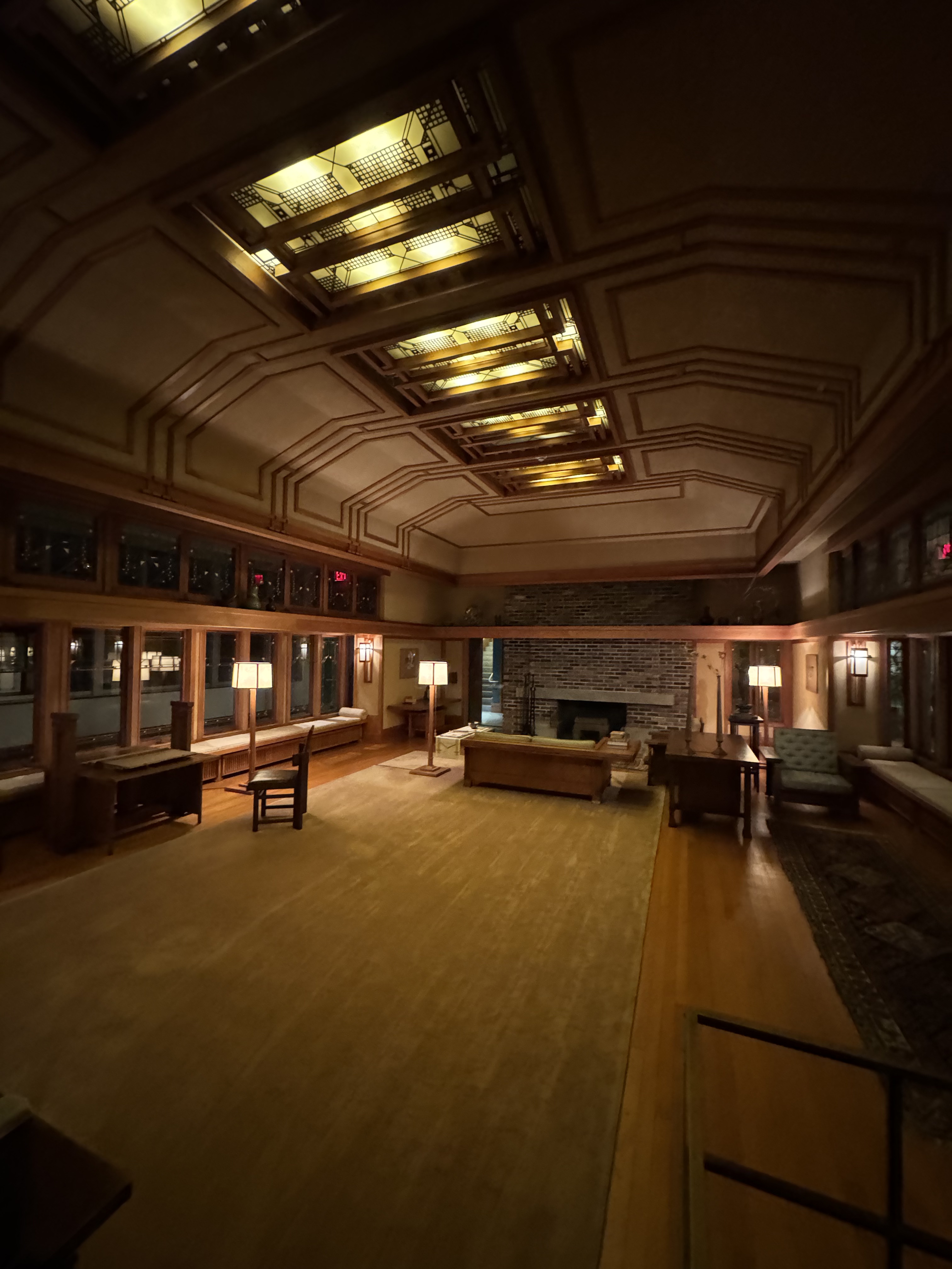 Francis Little Residence, Living Room – The Frank Lloyd Wright Map